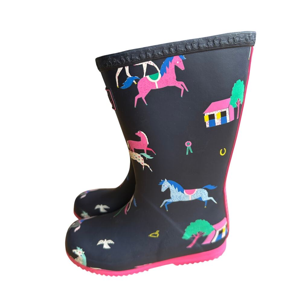 Joules Horse Rain Boots - Picture 2 of 8